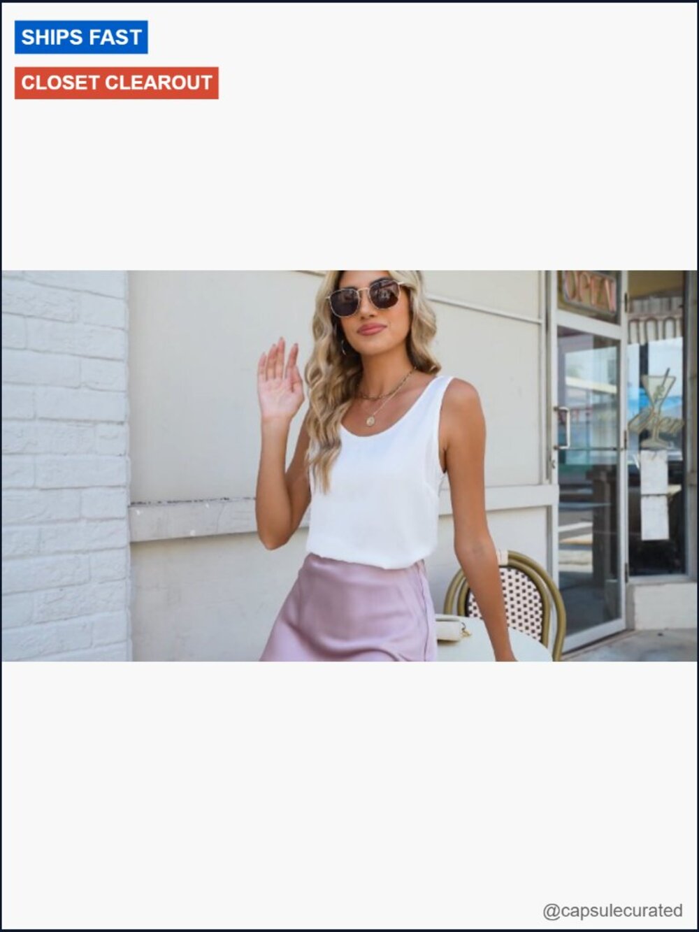 Silk Satin Scoop Neck Tank Top Sleeveless Camisole for Women Basic Blouse - Picture 5 of 5